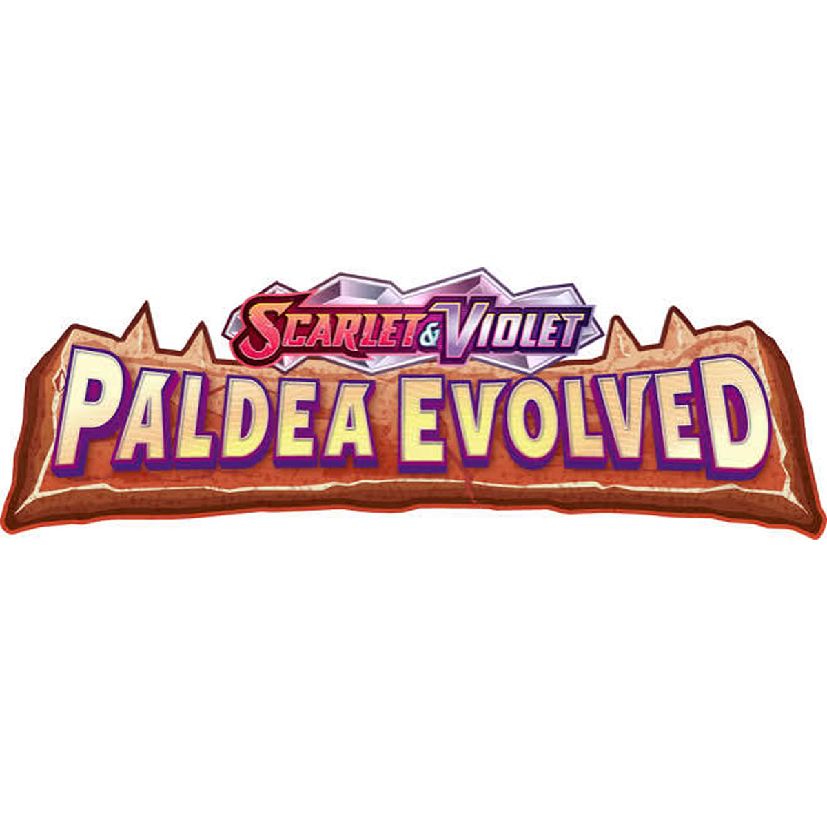 Pokémon Scarlet & Violet: Paldea Evolved logo.