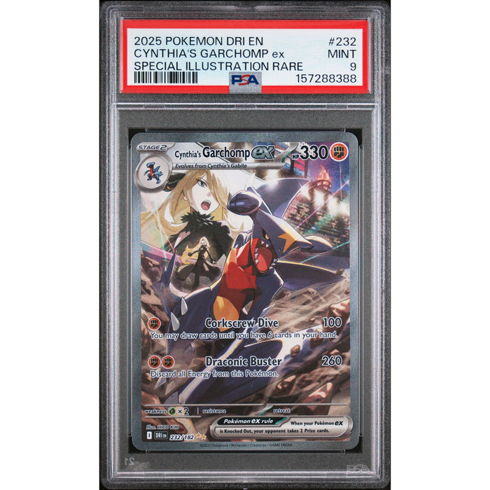 Pokémon TCG: Cynthia's Garchomp Ex #232 PSA 9-157288388