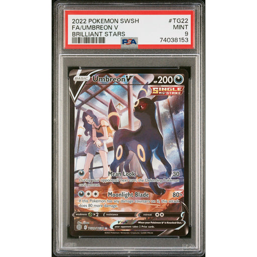 Pokémon TCG: Umbreon V TG22 PSA 9 - Brilliant Stars-74038153