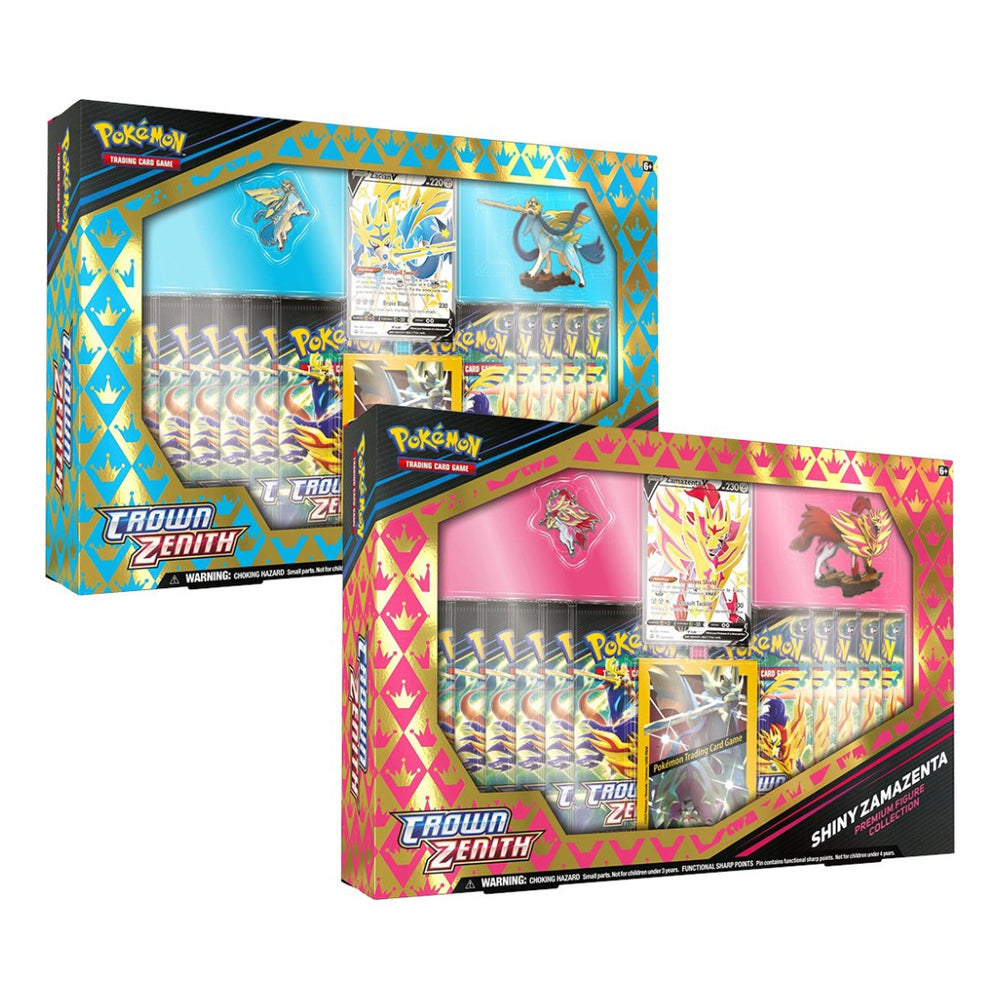 Pokémon TCG: Shiny Zacian/Zamazenta V Premium Figure Collection