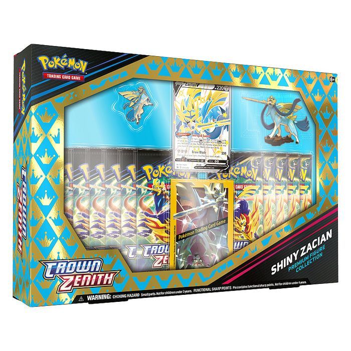 Pokémon TCG: Shiny Zacian/Zamazenta V Premium Figure Collection