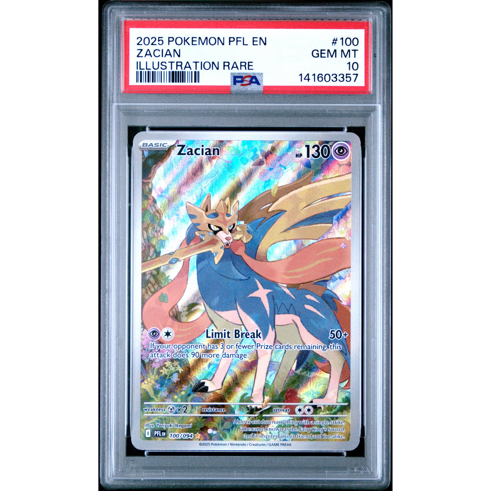 Pokémon TCG: Zacian #100 PSA 10