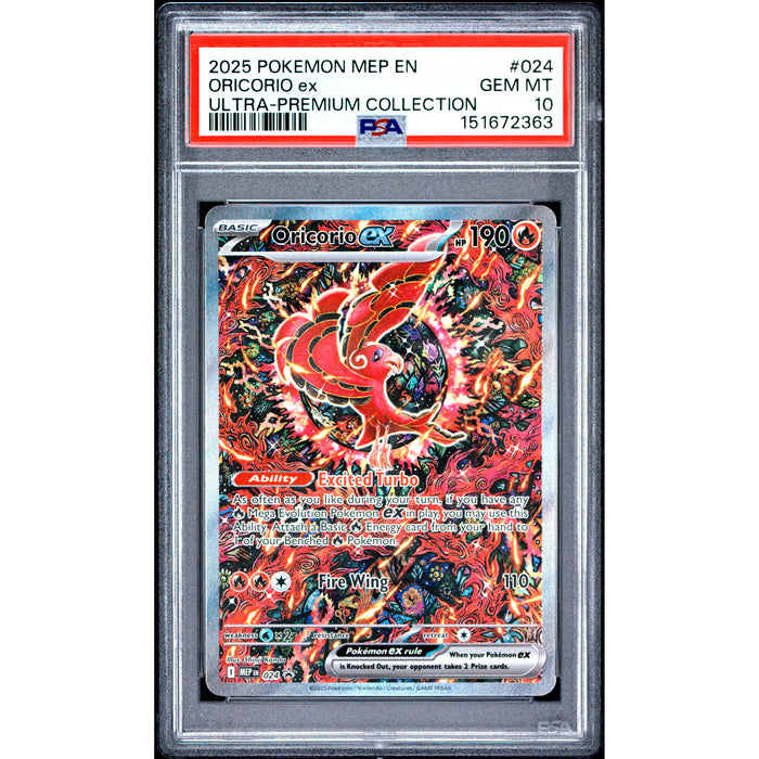 Pokémon TCG: Oricorio Ex #024 PSA 10-151672363