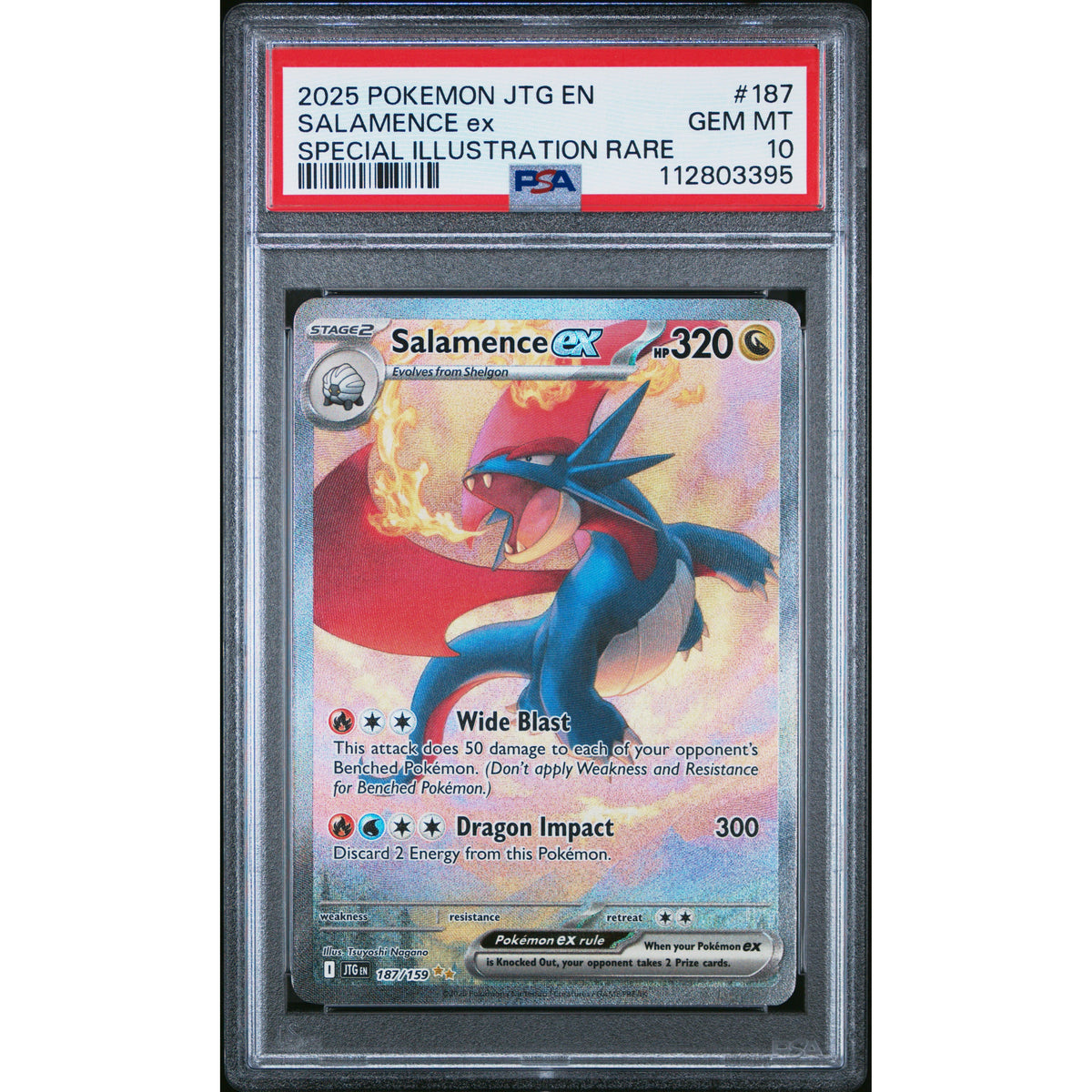 Pokémon TCG: Salamence Ex #187 PSA 10-112803395