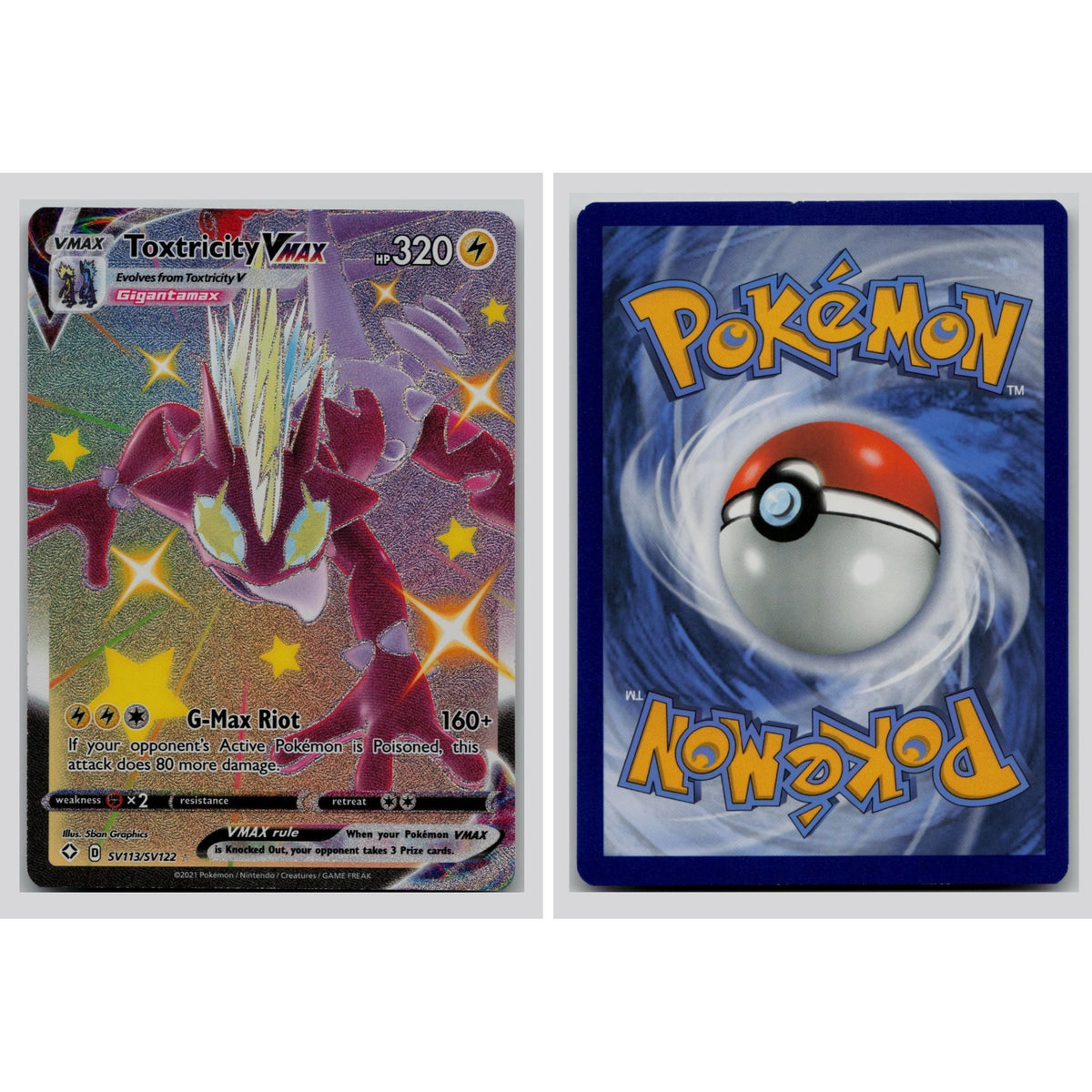 Pokémon TCG, Toxtricity VMAX (Shining Fates #SV113)