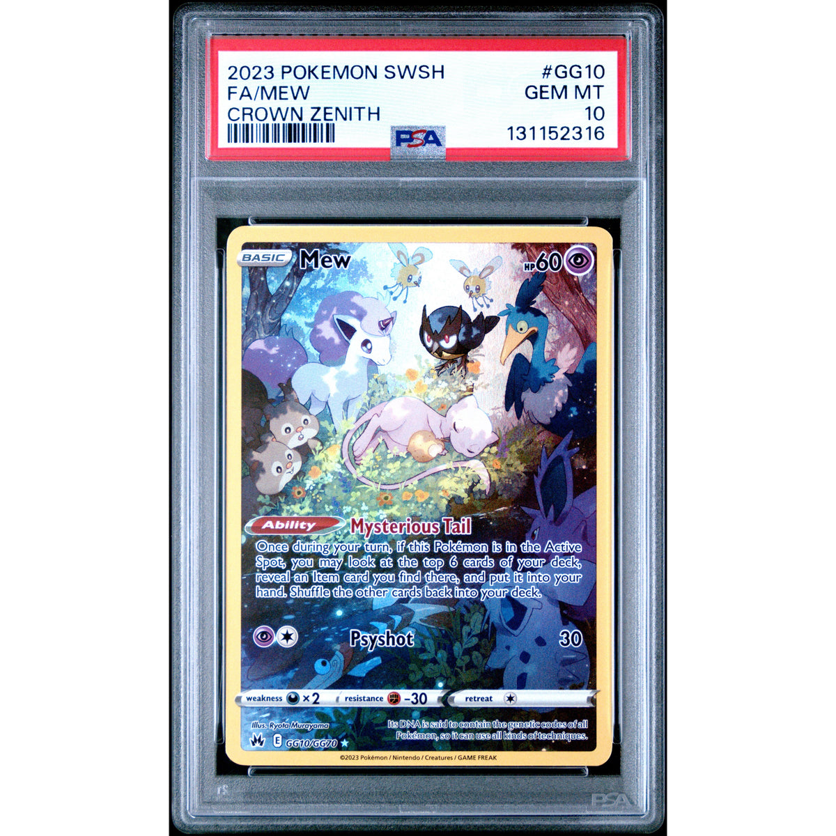 Pokémon TCG: Mew #GG10 PSA 10-131152316