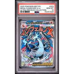 Pokémon TCG: Mega Charizard X Ex #023 PSA 10 - Mega Evolution Promo
