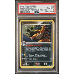 Pokémon TCG: Dark Dragonite #15 PSA 8 - Team Rocket Returns