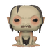 A Funko POP! Lord of the Rings: Gollum (#532) vinyl figure by Funko, featuring a stylized, crouching Gollum with pale skin, large ears, black hair, sharp teeth, and wide eyes.