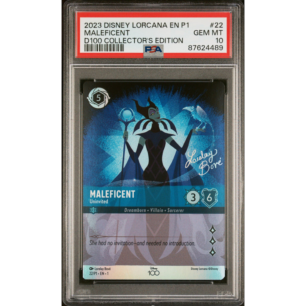 Lorcana: Maleficent #22 PSA 10