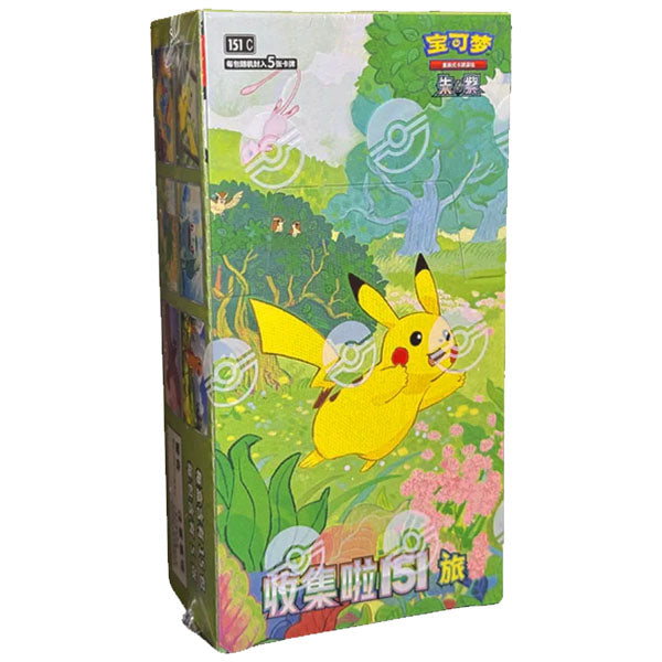 Pokémon TCG: Collect 151 Journey Slim Booster Box - Kinesisk