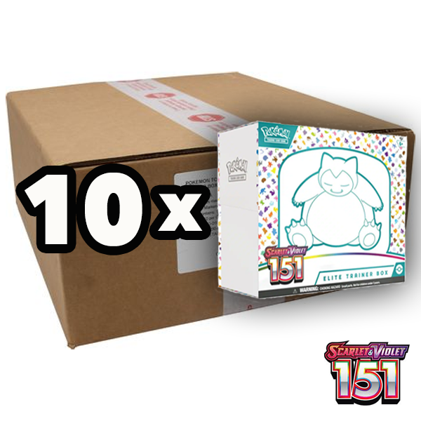 Pokémon TCG: Scarlet & Violet - 151 Elite Trainer Box Case (Scarlet & Violet 3.5)