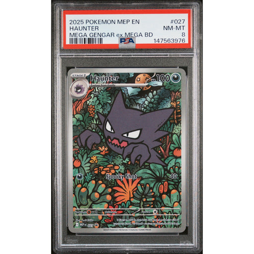 Pokémon TCG: Haunter #027 PSA 8 - Mega Evolution Promo-147563976