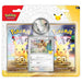 The Pokémon TCG: 30th Celebration 2-Pack Blister by The Pokémon Company includes two booster packs, an exclusive Eevee promo card, a silver Pikachu coin, and features Pikachu artwork with official Pokémon branding.