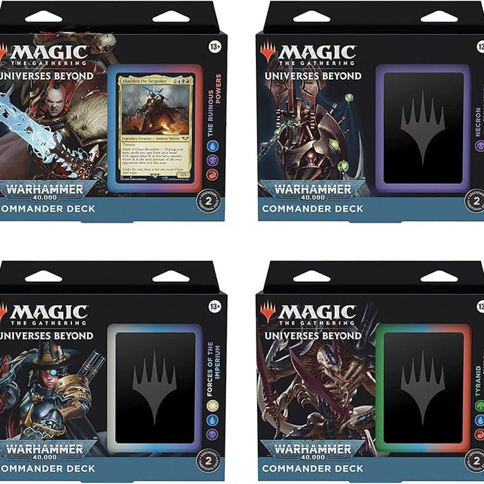 Magic the Gathering: Universes Beyond: Warhammer 40,000 - Commander Deck Bundle