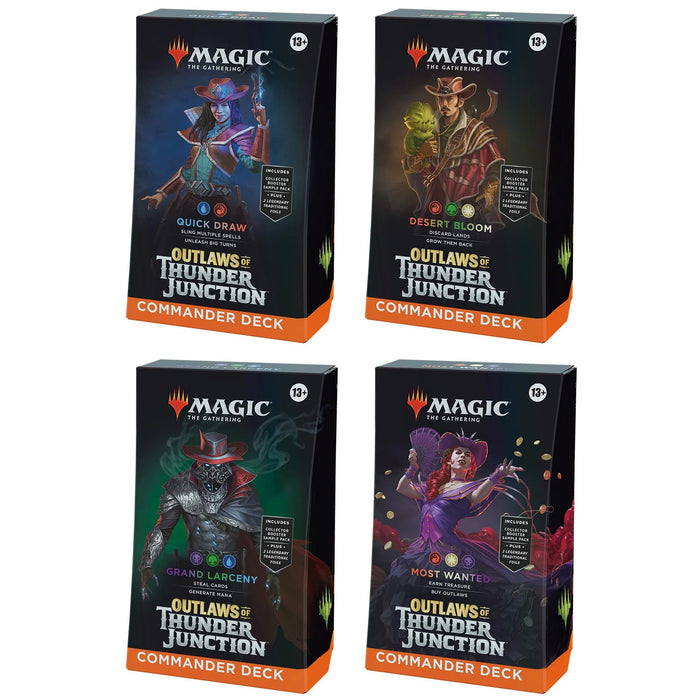 Magic the Gathering: Outlaws of Thunder Junction - Commander Deck Bundle