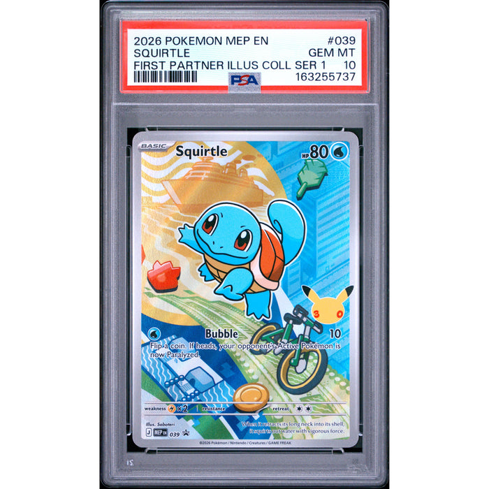 Pokémon TCG: Squirtle #039 PSA 10-163255737