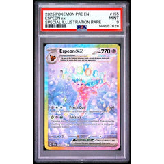Pokémon TCG: Espeon Ex #155 PSA 9 - Prismatic Evolutions