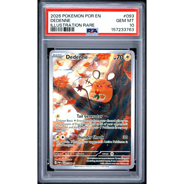 Pokémon TCG: Dedenne #093 PSA 10-157233763