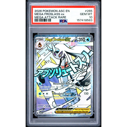 Pokémon TCG: Mega Froslass Ex #265 PSA 10-157418583