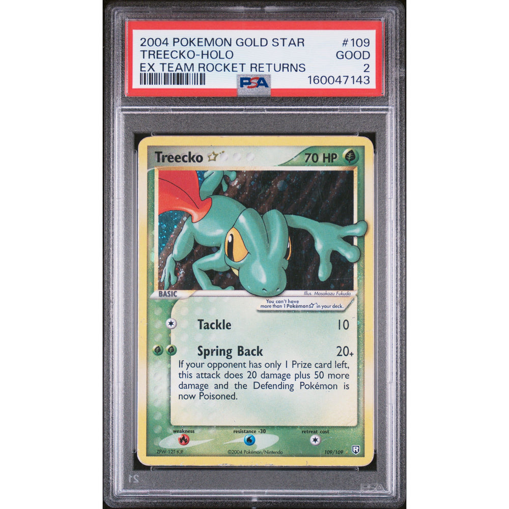 Pokémon TCG: Treecko Holo #109 PSA 2
