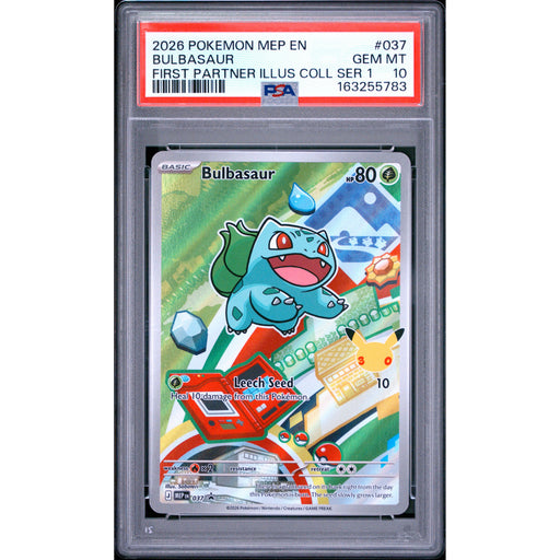 Pokémon TCG: Bulbasaur #037 PSA 10-163255783