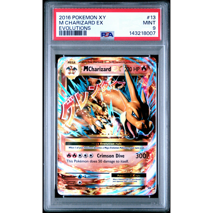 Pokémon TCG: M Charizard Ex #13 PSA 9 - Evolutions-143218007