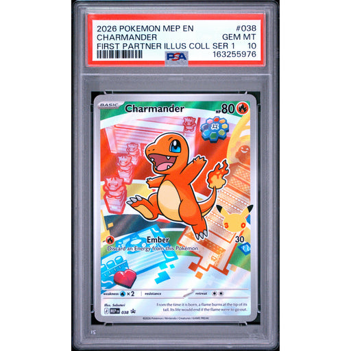 Pokémon TCG: Charmander #038 PSA 10-163255976