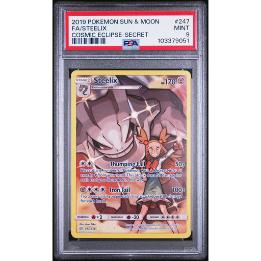 Pokémon TCG: Steelix #247 PSA 9 - Cosmic Eclipse-103379051