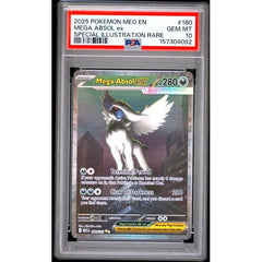 Pokémon TCG: Mega Absol Ex #180 PSA 10 - Mega Evolution