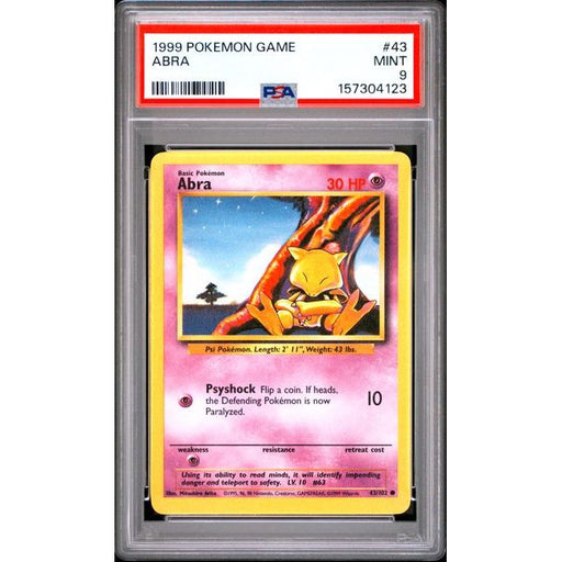 Pokémon TCG: Abra #43 PSA 9-157304123