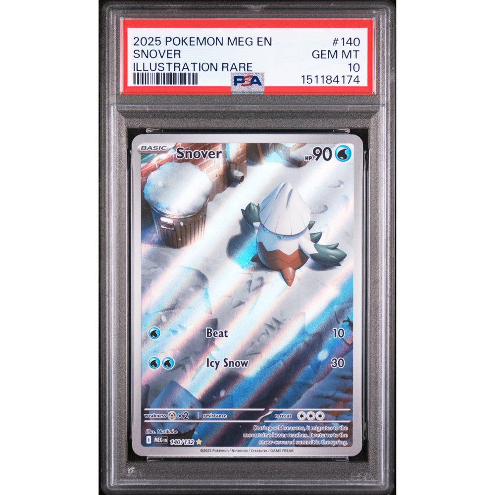 Pokémon TCG: Snover #140 PSA 10 - Mega Evolution