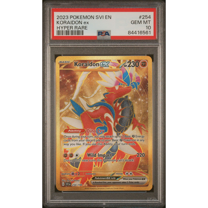 Pokémon TCG: Koraidon Ex #254 PSA 10 - Scarlet & Violet-84416561