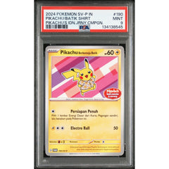 Pokémon TCG: Pikachu Batik Shirt #190 PSA 9