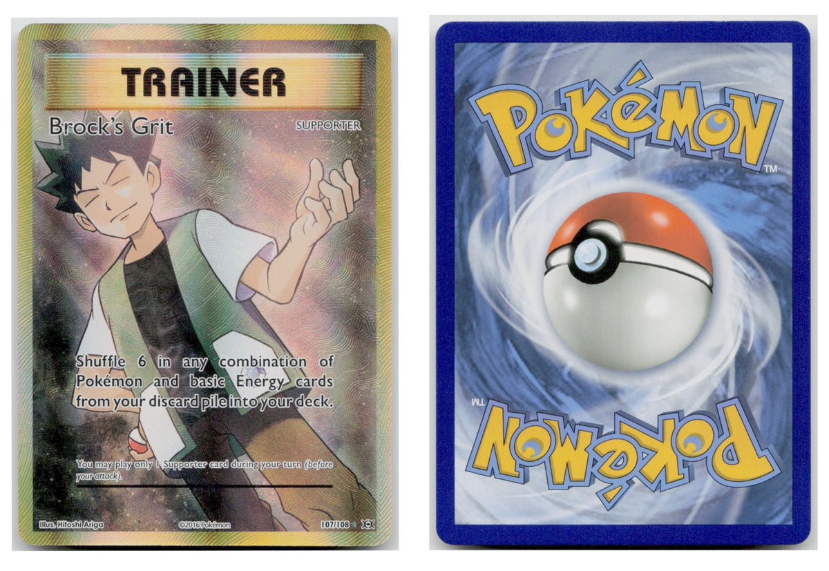 Pokémon TCG, Brock's Grit (XY—Evolutions #107)