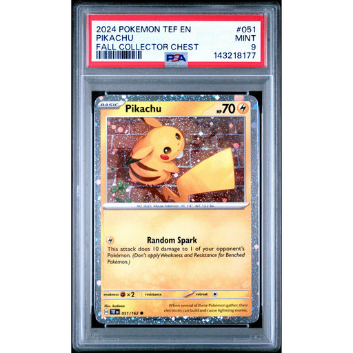 Pokémon TCG: Pikachu #051 PSA 9 - Temporal Forces-143218177