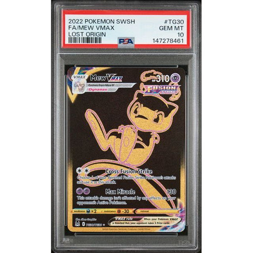 Pokémon TCG: Mew Vmax #TG30 PSA 10-147278461