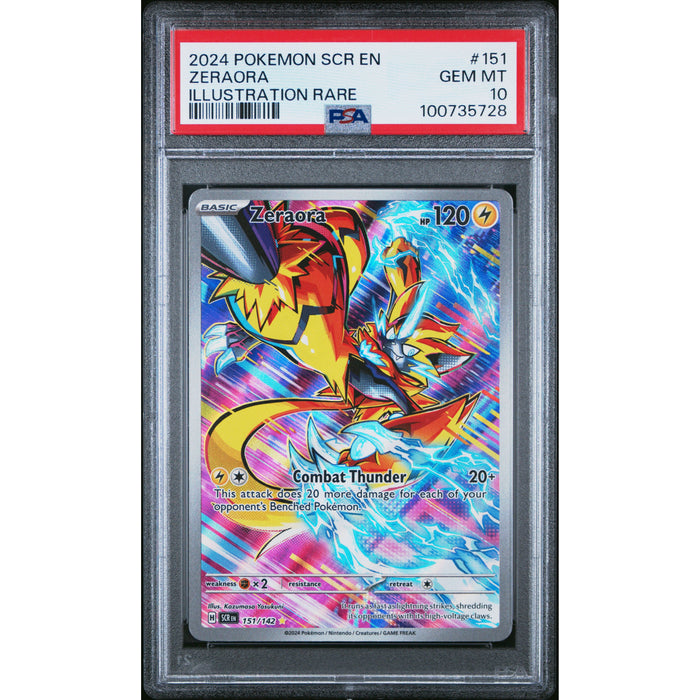 Pokémon TCG: Zeraora 151 PSA 10 - Stellar Crown