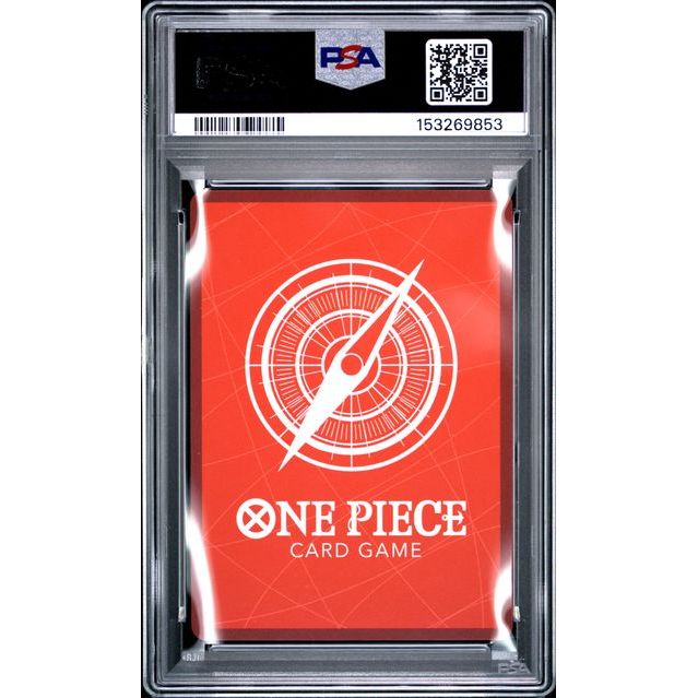 Pokémon TCG: Monkey D. Luffy {{setAbbreviation}} 001 NM PSA 10 (Back)