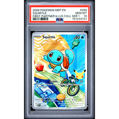 Pokémon TCG: Squirtle #039 PSA 10