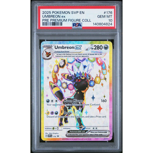 Pokémon TCG: Umbreon Ex #176 PSA 10 - Sun & Moon Promo-140804824