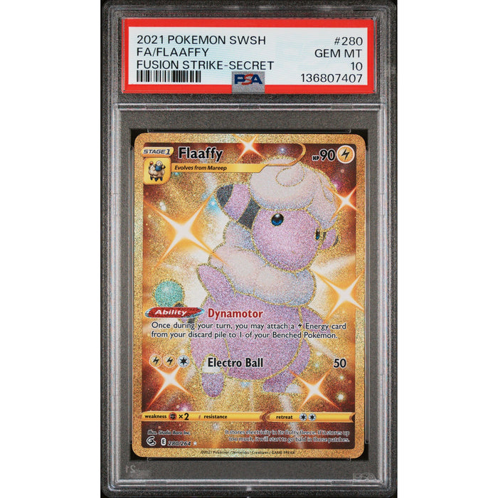 Pokémon TCG: Flaaffy #280 PSA 10 - Fusion Strike-136807407