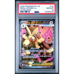 Pokémon TCG: Mega Lopunny Ex #115 PSA 10