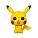 The Funko POP: Pikachu - 353 by Funko is a collectible figure from Pokémon, showcasing Pikachu’s iconic yellow body, large black-tipped ears, red cheeks, and black eyes as it stands upright with a cheerful smile.