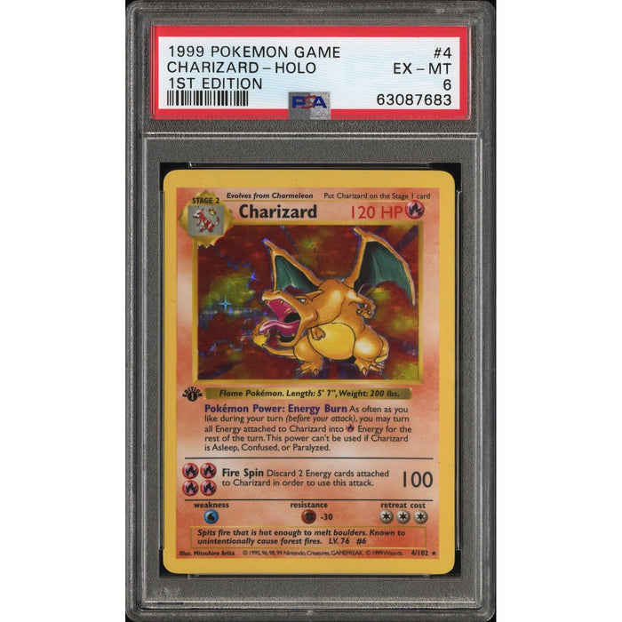 Pokémon TCG: Charizard Holo #4 PSA 6-63087683