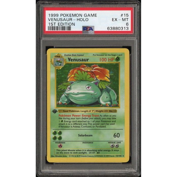 Pokémon TCG: Venusaur Holo #15 PSA 6-63880313