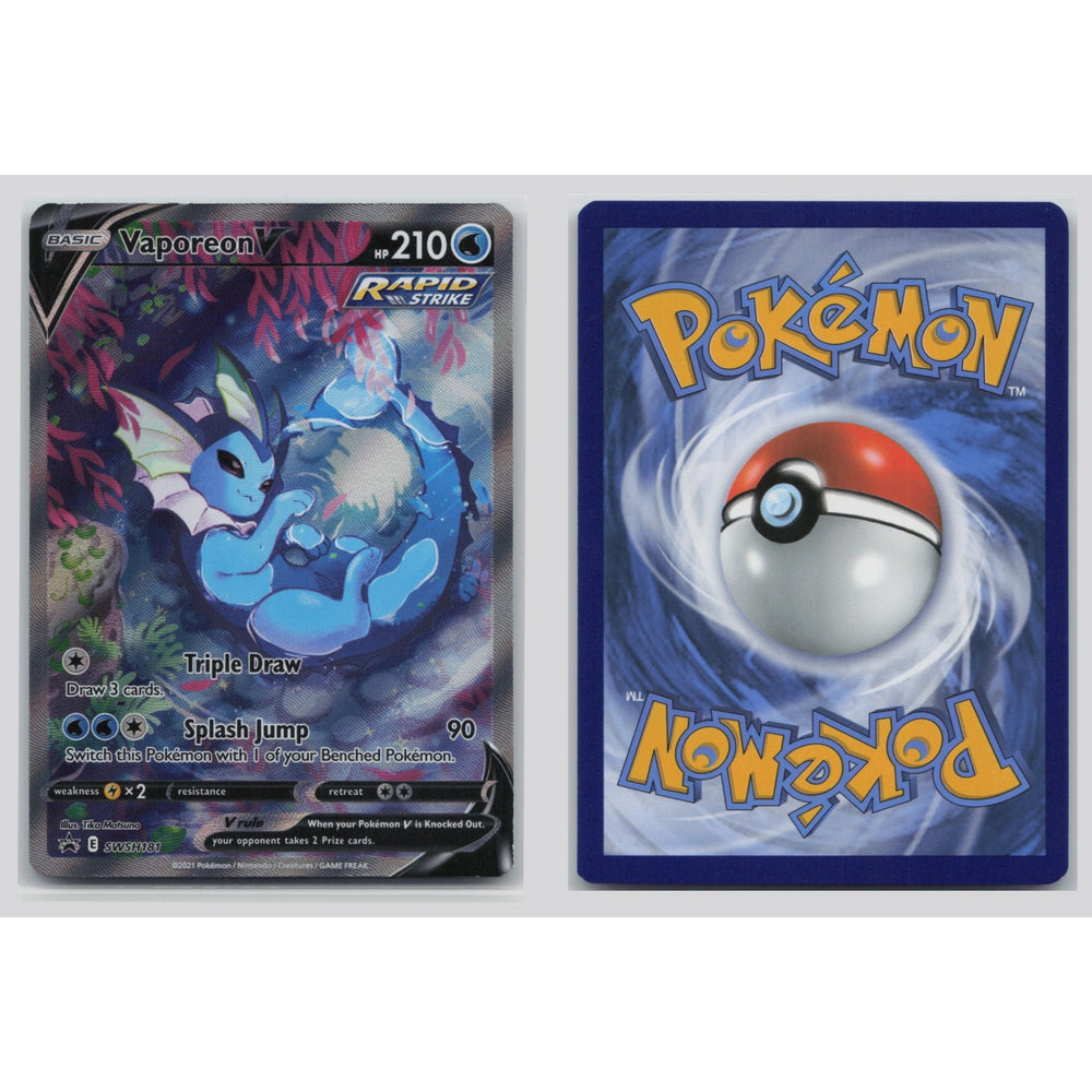 Pokémon TCG, Vaporeon V (SWSH Black Star Promos #181)