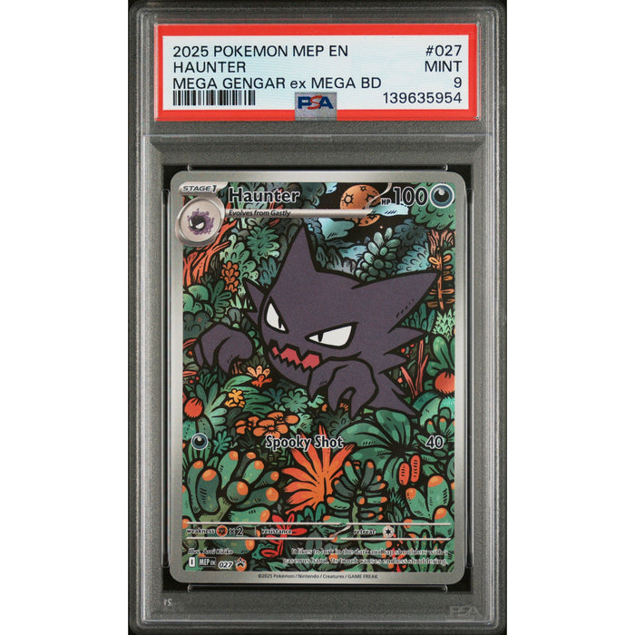 Pokémon TCG: Haunter #027 PSA 9 - Mega Evolution Promo-139635954