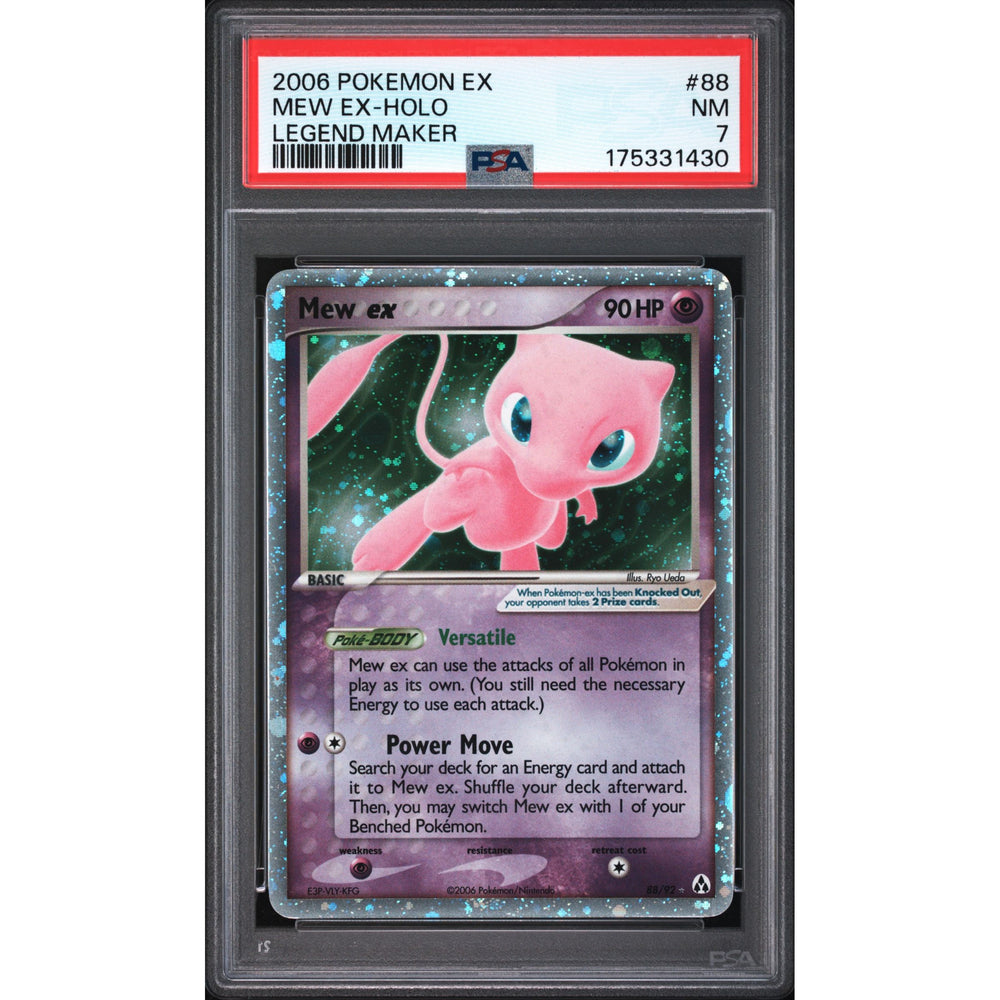 Pokémon TCG: Mew Ex #88 PSA 7 - EX Legend Maker