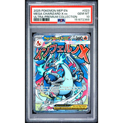Pokémon TCG: Mega Charizard X Ex #023 PSA 10